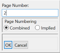 Page Number Window